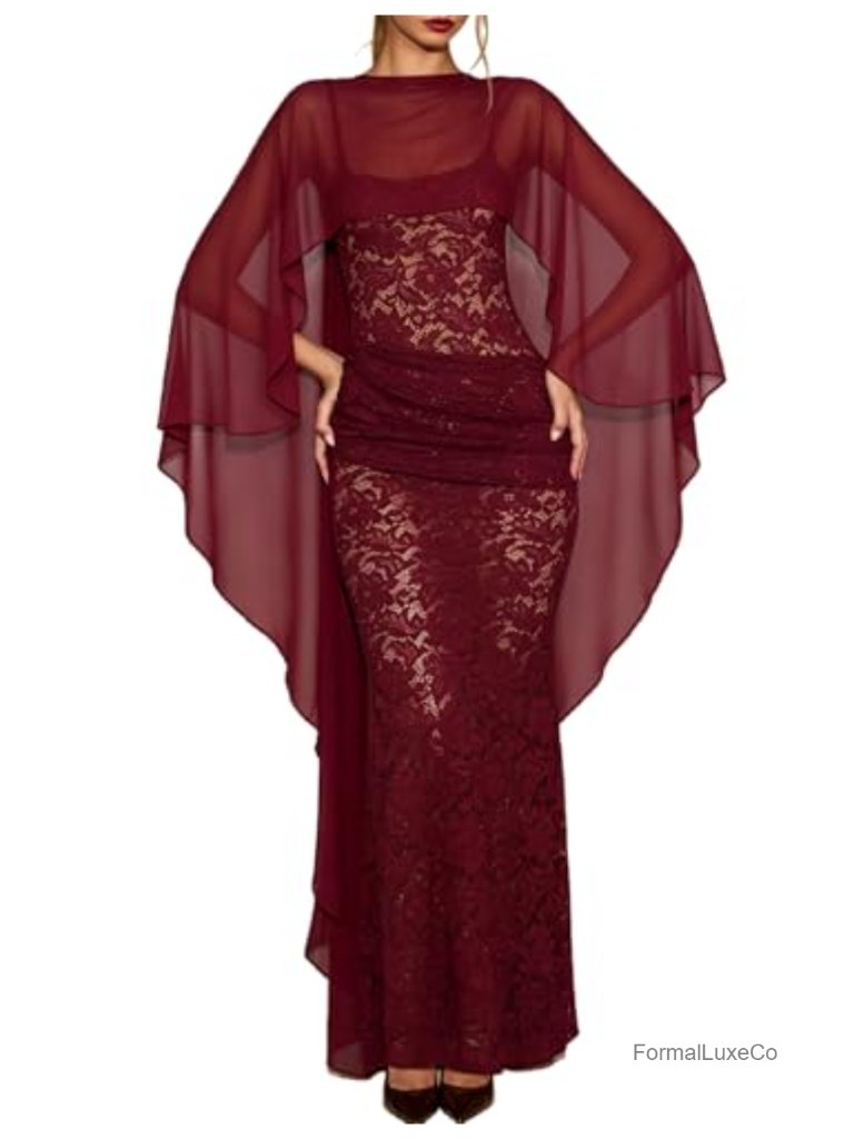 Sheer Chiffon Cape Wrap Bridal Formal Dress Cover Up Evening Shawl